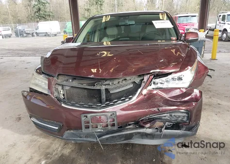 2015 Acura Mdx Technology Package из США, поврежденный, VIN 5FRYD4H44FB008083